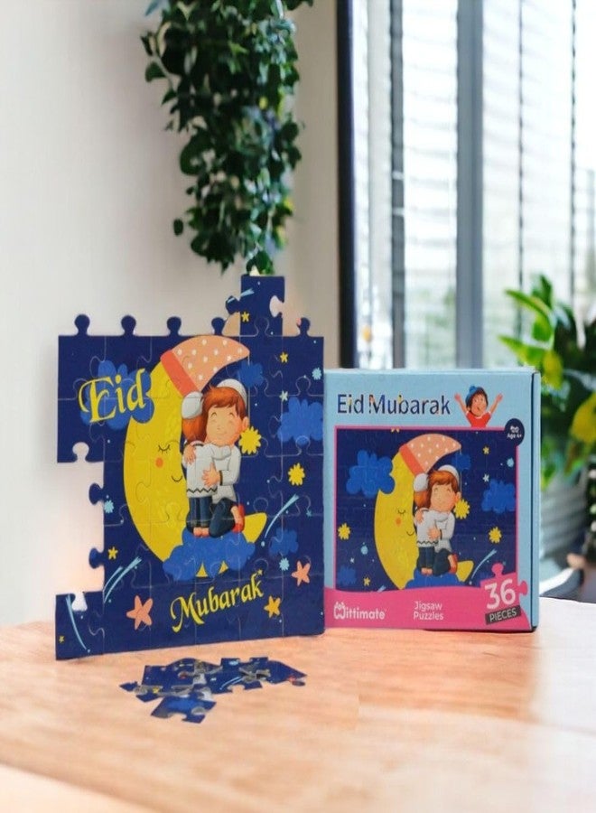 Mittimate Eid Mubarak Jigsaw Puzzle Game for Kids Age 4 to 6 Old I 36 Pieces Puzzle Toy I Birthday Gift for Children - Image 2